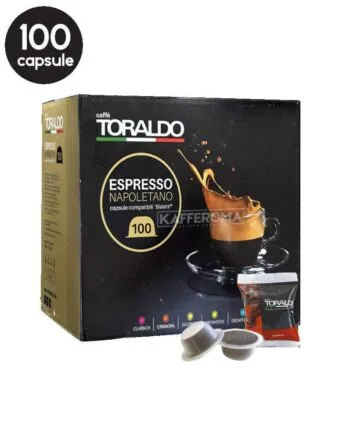 100 Capsule Caffe Toraldo Cremosa - Compatibile Bialetti
