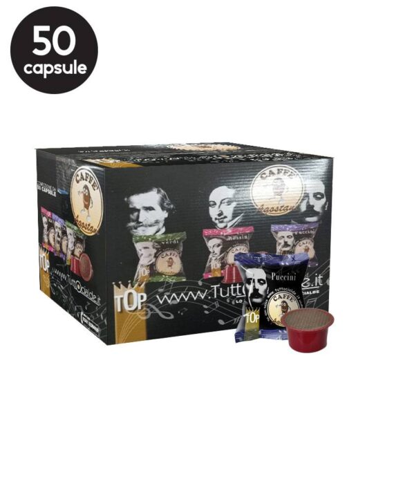 50 Capsule Agostani Top Puccini - Compatibile Lavazza Blue
