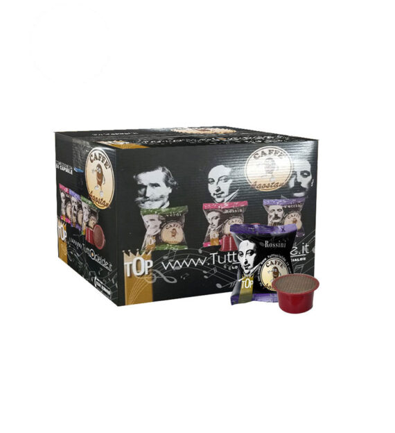 50 Capsule Agostani Top Rossini - Compatibile Lavazza Blue