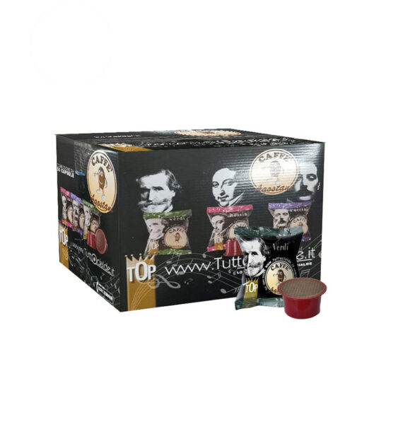 50 Capsule Agostani Top Verdi-Compatibile Lavazza Blue