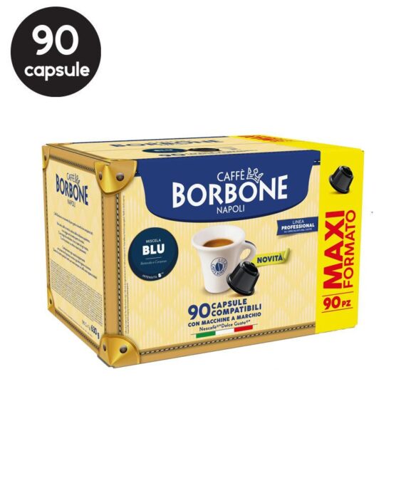 90 Capsule Borbone Miscela Blu - Compatibile Dolce Gusto