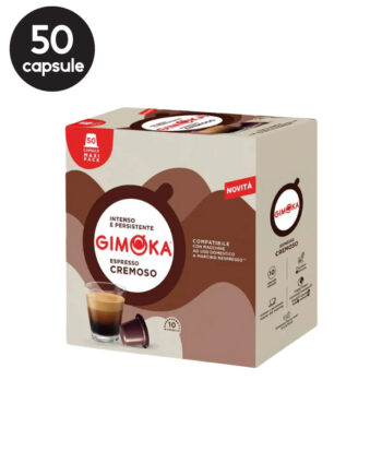 50 Capsule Gimoka Espresso Cremoso - Compatibile Nespresso
