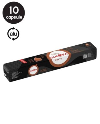 10 Capsule Aluminiu Gimoka Forte - Compatibile Nespresso