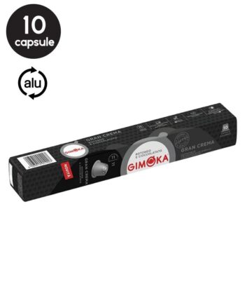 10 Capsule Aluminiu Gimoka Gran Crema - Compatibile Nespresso