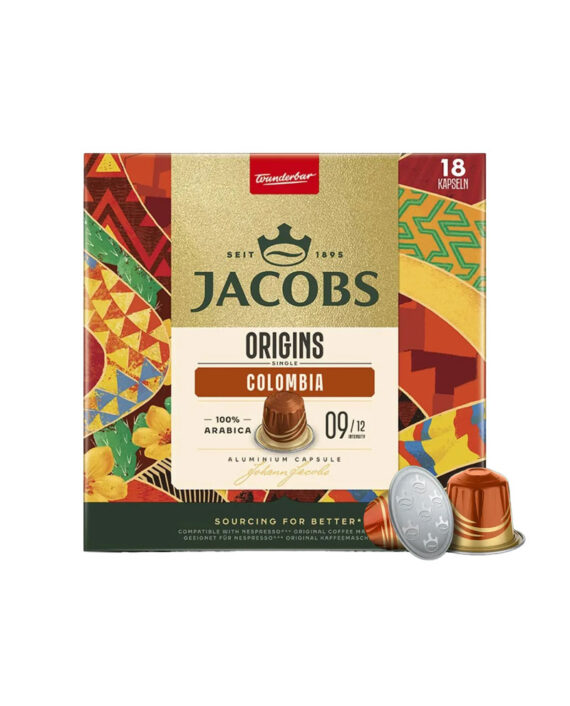 18 Capsule Jacobs Origin Columbia - Compatibile Nespresso