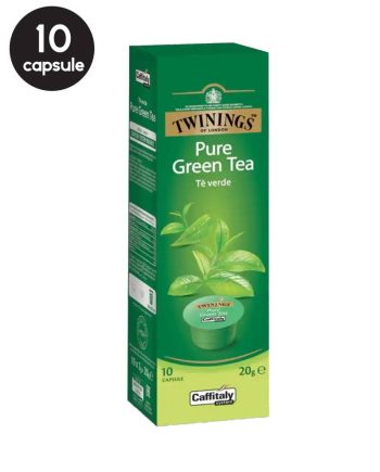 10 Capsule Caffitaly Twinings Pure Green Tea - Compatibile Cafissimo / Caffitaly / BeanZ 10 Capsule Caffitaly Twinings Pure Green Tea - Compatibile Cafissimo / Caffitaly / BeanZ