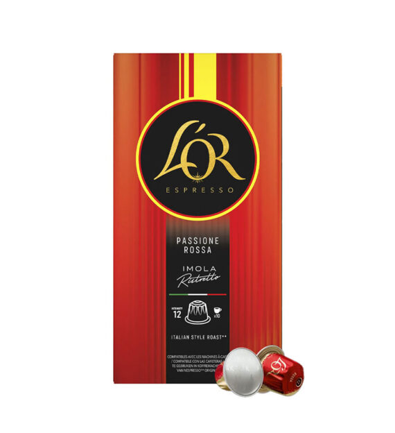 10 Capsule L'Or Passione Rossa Imola Ristretto – Compatibile Nespresso