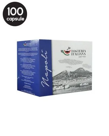 100 Capsule Tosteria Italiana Napoli - Compatibile A Modo Mio 100 Capsule Tosteria Italiana Napoli - Compatibile A Modo Mio