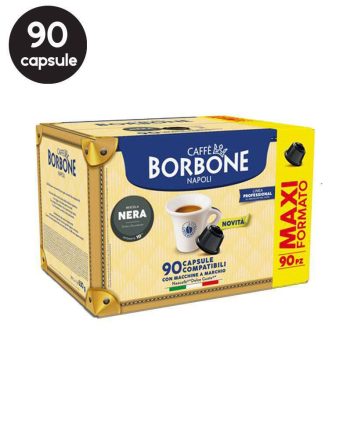 90 Capsule Borbone Miscela Nera - Compatibile Dolce Gusto