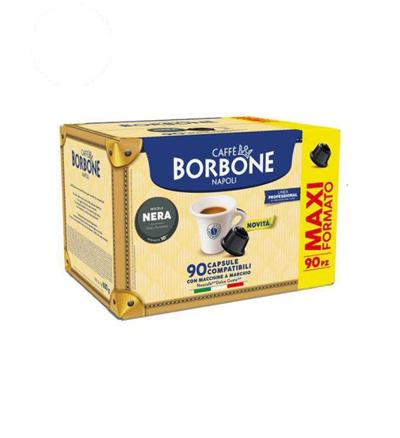 90 Capsule Borbone Miscela Nera - Compatibile Dolce Gusto