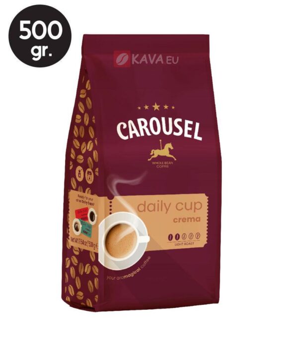 Cafea Boabe Carousel Daily Cup Crema 500gr