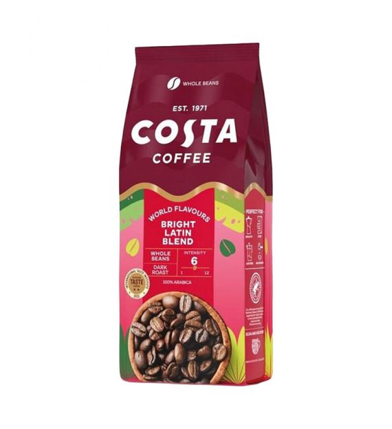 Cafea Boabe Costa Coffee Bright Latin Blend 1 kg