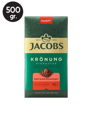 Cafea Macinata Jacobs Kronung Decafeinizata 500gr.