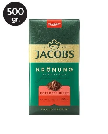 Cafea Macinata Jacobs Kronung Decafeinizata 500gr.