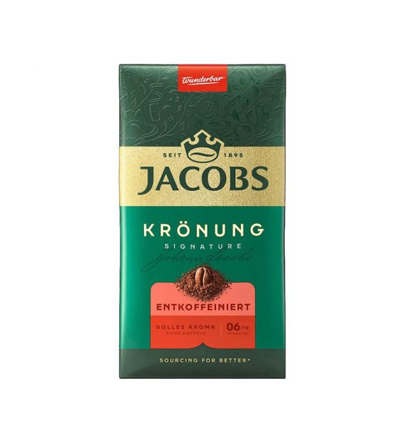 Cafea Macinata Jacobs Kronung Decafeinizata 500gr.