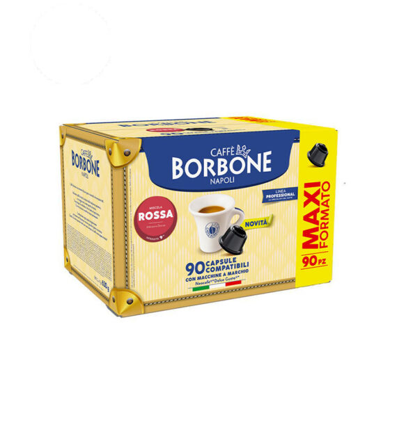 90 Capsule Borbone Miscela Rossa - Compatibile Dolce Gusto