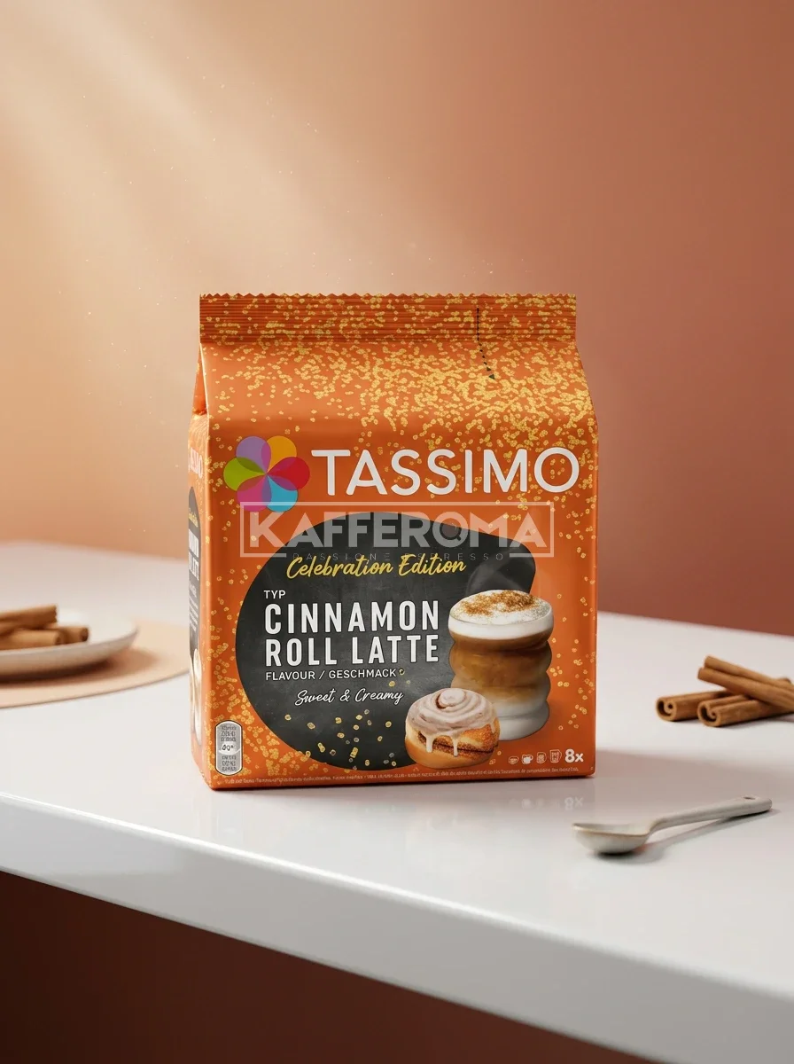 16 (8+8) Capsule Tassimo Cinnamon Roll Latte 16 (8+8) Capsule Tassimo Cinnamon Roll Latte