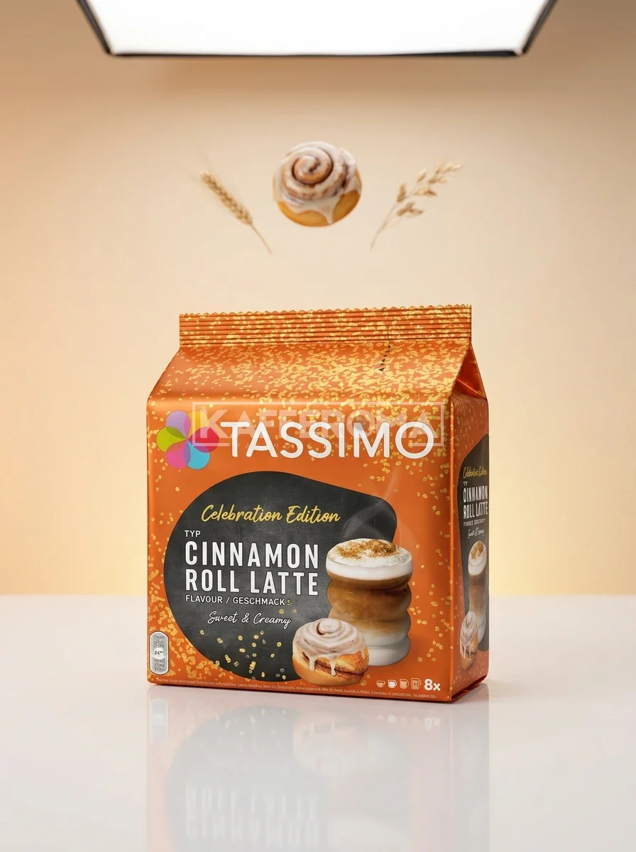 16 (8+8) Capsule Tassimo Cinnamon Roll Latte 16 (8+8) Capsule Tassimo Cinnamon Roll Latte