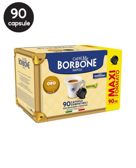 90 Capsule Borbone Miscela Oro - Compatibile Dolce Gusto