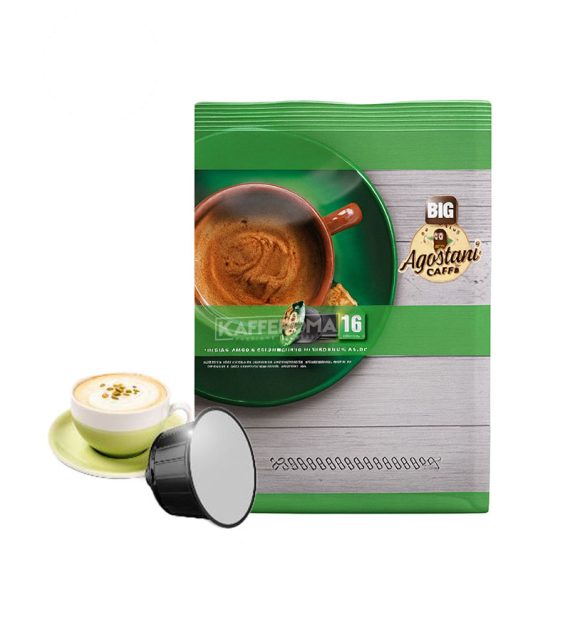 Capsule Agostani Cappuccino si Fistic - Compatibile Dolce Gusto