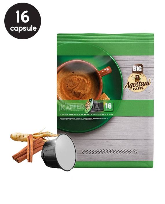 Capsule Agostani Ceai Ginseng si Scortisoara - Compatibile Dolce Gusto