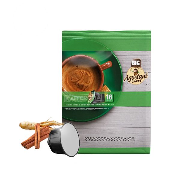 Capsule Agostani Ceai Ginseng si Scortisoara - Compatibile Dolce Gusto