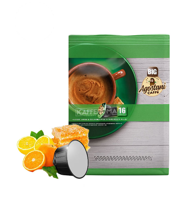 16 Capsule Agostani Ginseng, Miere si Lamaie - Compatibile Dolce Gusto 16 Capsule Agostani Ginseng, Miere si Lamaie - Compatibile Dolce Gusto