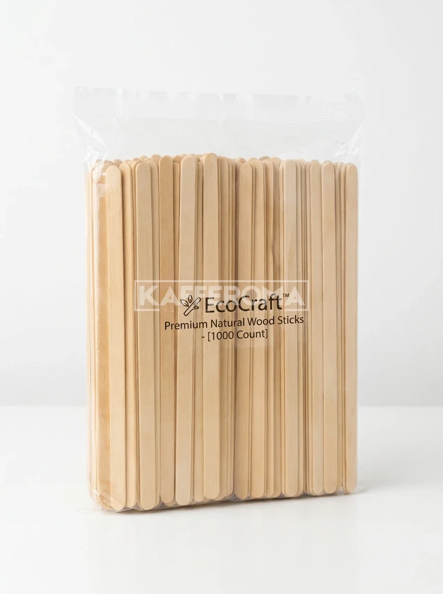 Set 1000 palete vrac din lemn pentru cafea 14 cm Set 1000 palete vrac din lemn pentru cafea 14 cm