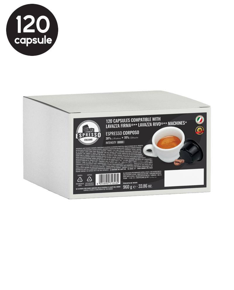 120 Capsule Italian Coffee Corposo - Compatibile Lavazza Firma 120 Capsule Italian Coffee Corposo - Compatibile Lavazza Firma