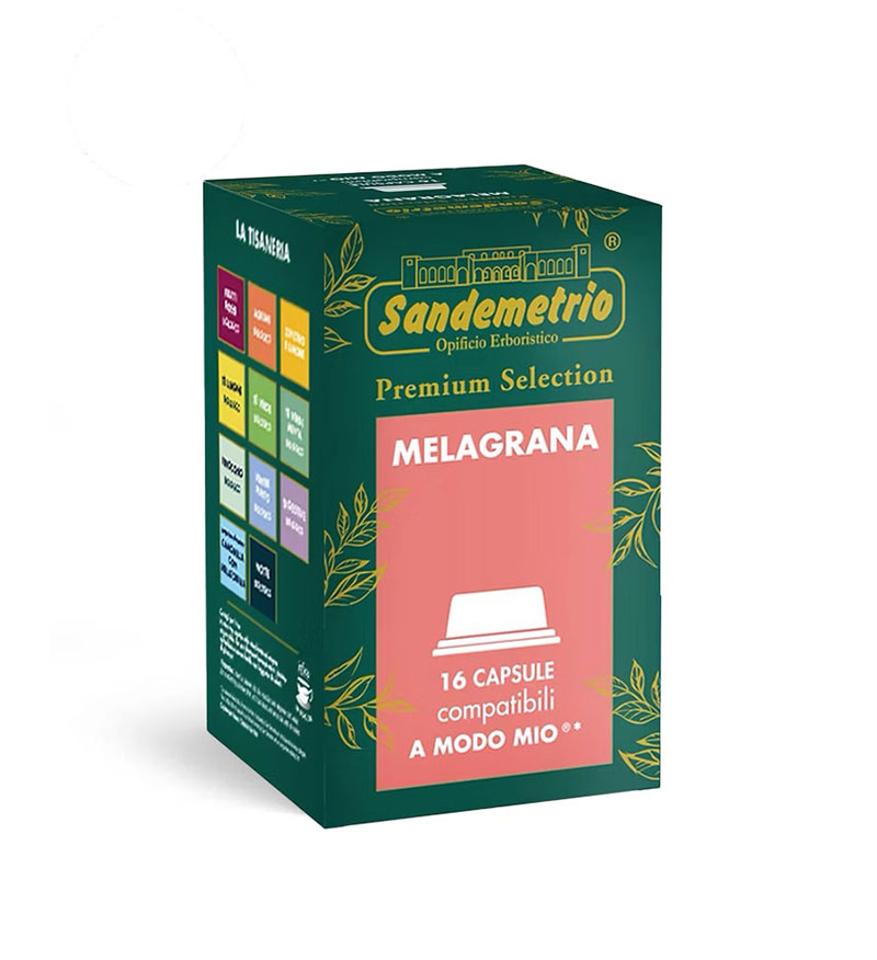 16 Capsule Sandemetrio Ceai Rodie - Compatibile A Modo Mio 16 Capsule Sandemetrio Ceai Rodie - Compatibile A Modo Mio