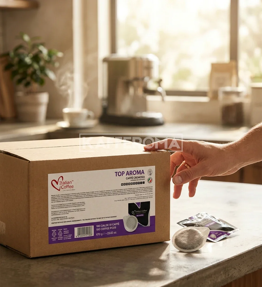 100 Paduri Italian Coffee Top Aroma Cremoso - Compatibile ESE44 100 Paduri Italian Coffee Top Aroma Cremoso - Compatibile ESE44
