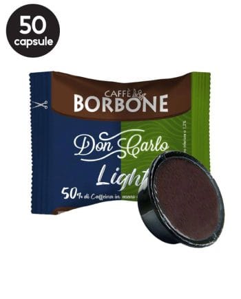 50 Capsule Borbone Espresso Miscela Light – Compatibile A Modo Mio