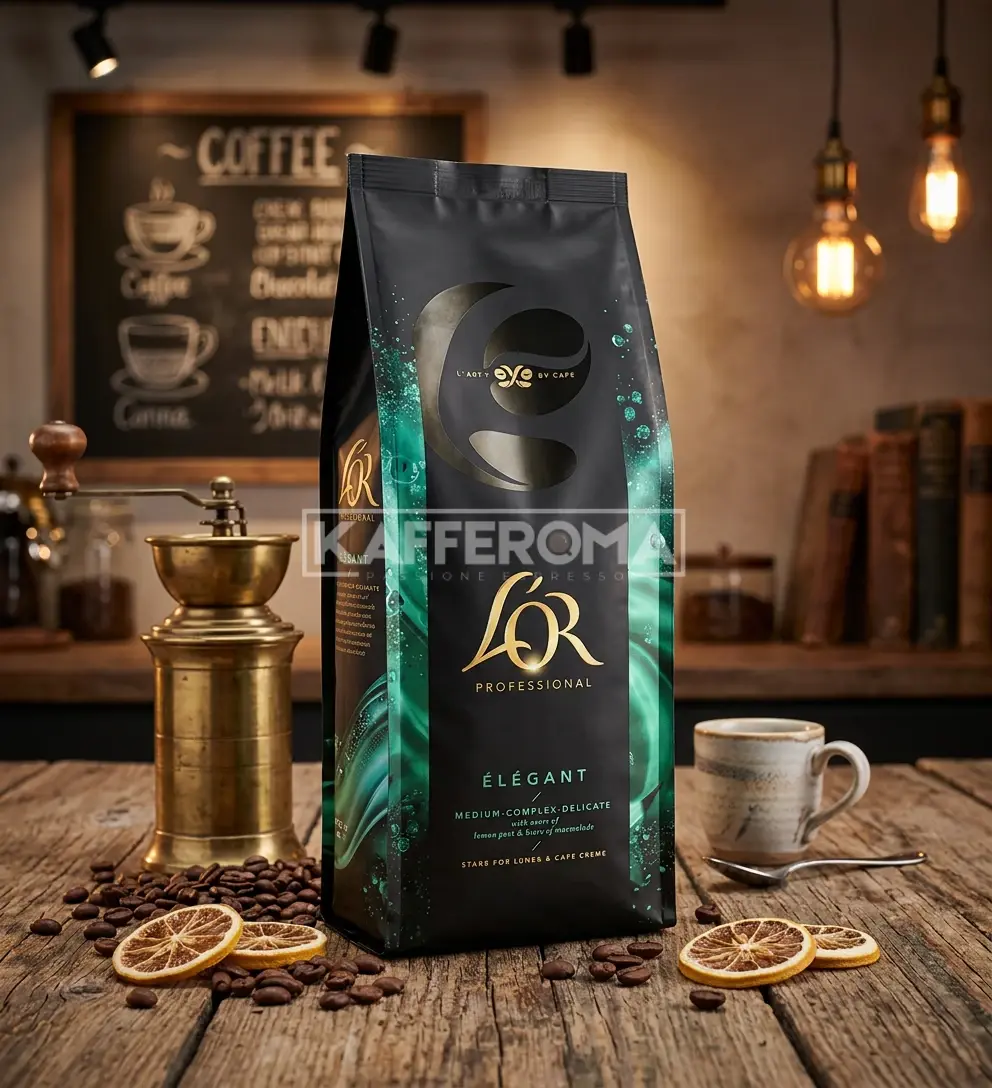 Cafea Boabe L'or Professional Cafe Crema Elegant 1kg Cafea Boabe L'or Professional Cafe Crema Elegant 1kg