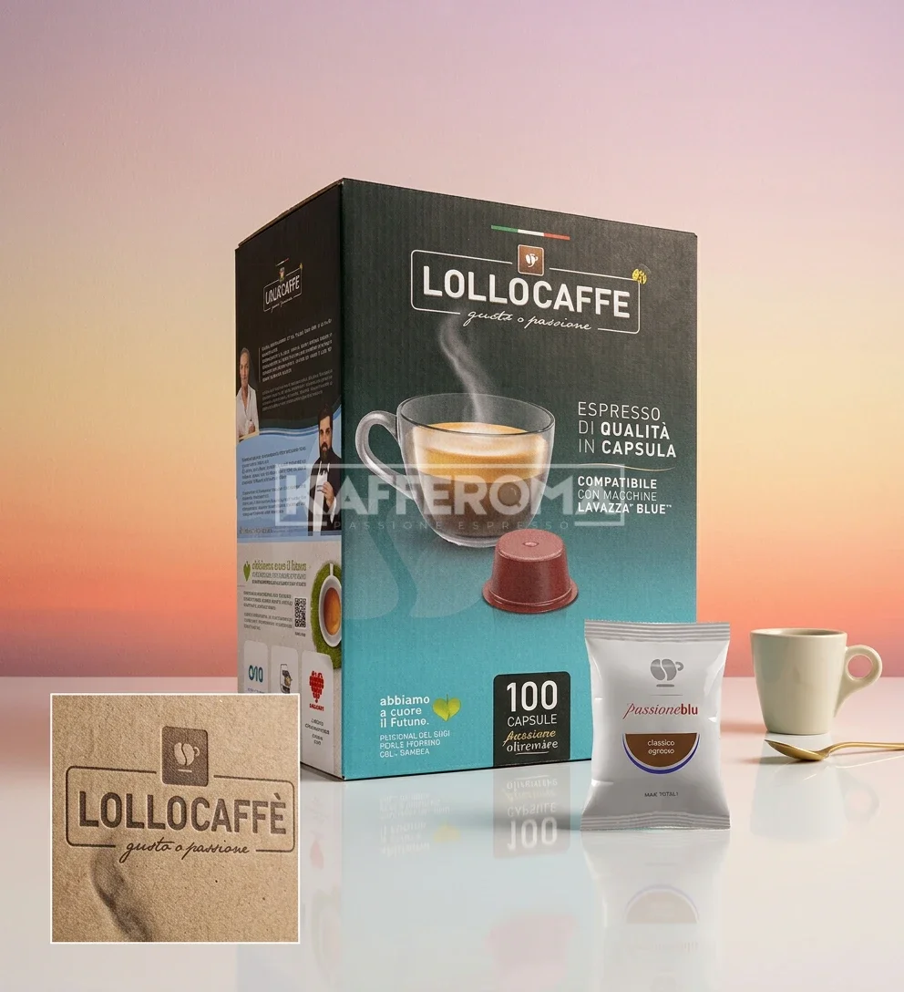 100 Capsule Lollo Caffe Miscela Classica - Compatibile Lavazza Blue 100 Capsule Lollo Caffe Miscela Classica - Compatibile Lavazza Blue