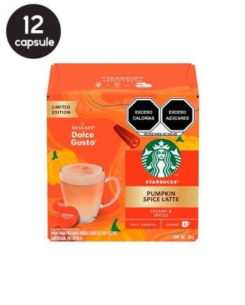12 (6+6) Capsule Starbucks Pumpkin Spice Latte – Compatibile Dolce Gusto 12 (6+6) Capsule Starbucks Pumpkin Spice Latte – Compatibile Dolce Gusto