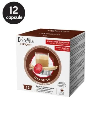 12 Capsule DolceVita Ginseng - Compatibile A Modo Mio