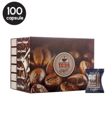 100 Capsule To.Da Caffe Gusto Crema - Compatibile Espresso Point