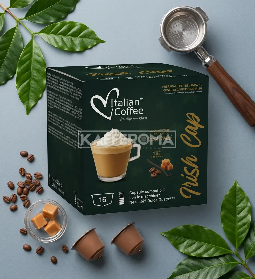 16 Capsule Italian Coffee Irish Cap - Compatibile Dolce Gusto 16 Capsule Italian Coffee Irish Cap - Compatibile Dolce Gusto