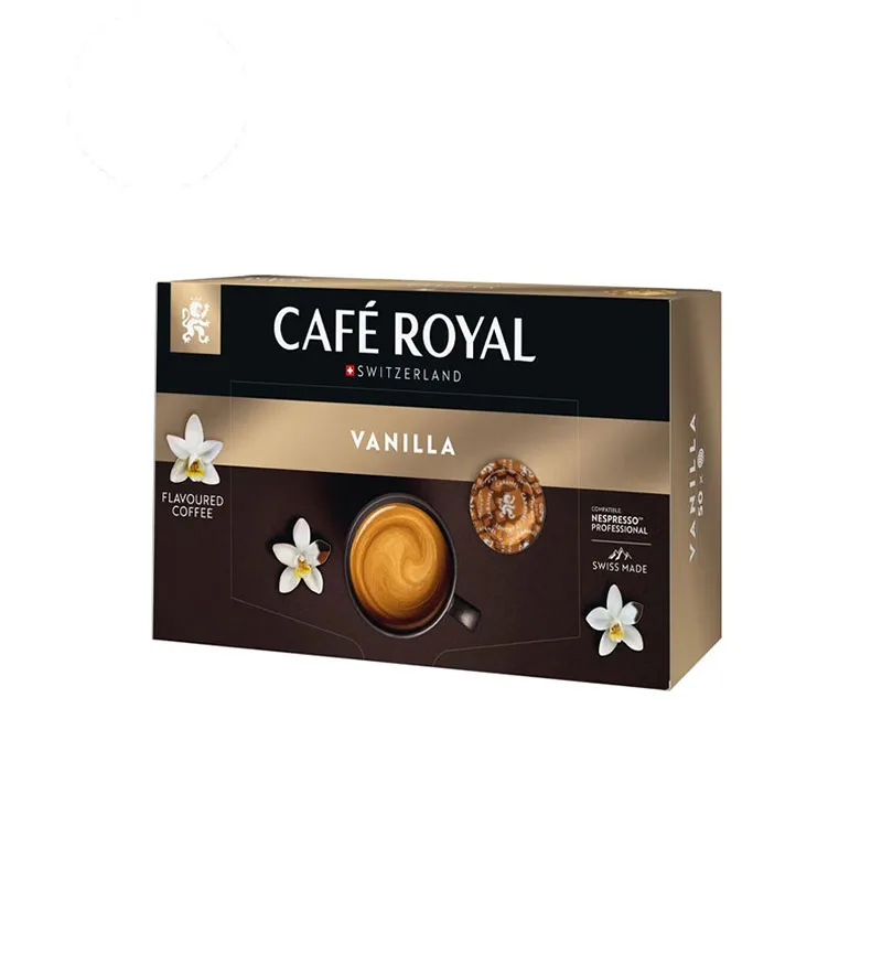 50 Capsule Cafe Royal Vanilla - Compatibile Nespresso Professional 50 Capsule Cafe Royal Vanilla - Compatibile Nespresso Professional