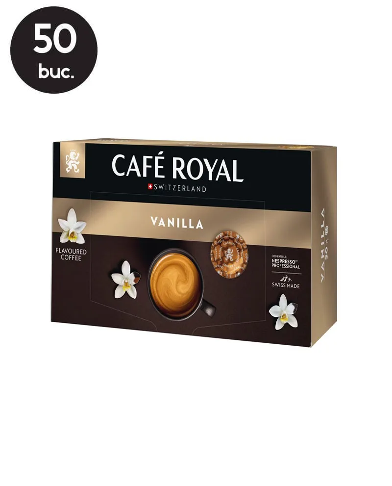 50 Capsule Cafe Royal Vanilla - Compatibile Nespresso Professional 50 Capsule Cafe Royal Vanilla - Compatibile Nespresso Professional