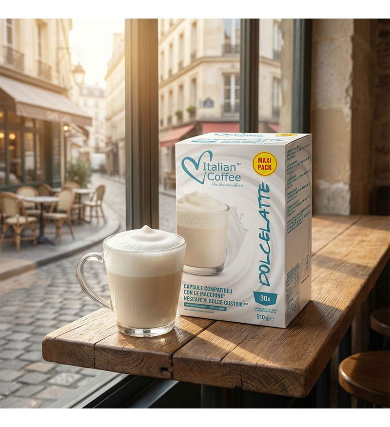 30 Capsule Italian Coffee Dolcelatte - Compatibile Dolce Gusto 30 Capsule Italian Coffee Dolcelatte - Compatibile Dolce Gusto