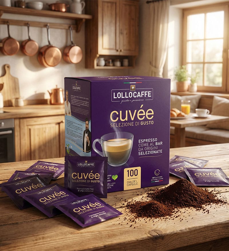 100 Paduri Lollo Caffe Miscela Cuvee - Compatibile ESE44 100 Paduri Lollo Caffe Miscela Cuvee - Compatibile ESE44