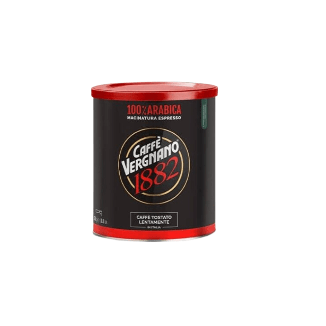 Cafea Macinata Caffe Vergnano 100% Arabica Espresso Cutie Metalica 250gr Cafea Macinata Caffe Vergnano 100% Arabica Espresso Cutie Metalica 250gr