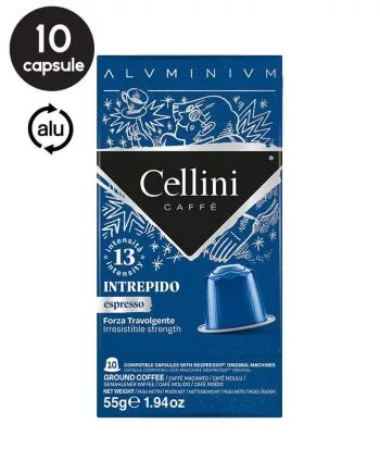 10 Capsule Aluminiu Cellini Espresso Intrepido – Compatibile Nespresso 10 Capsule Aluminiu Cellini Espresso Intrepido – Compatibile Nespresso