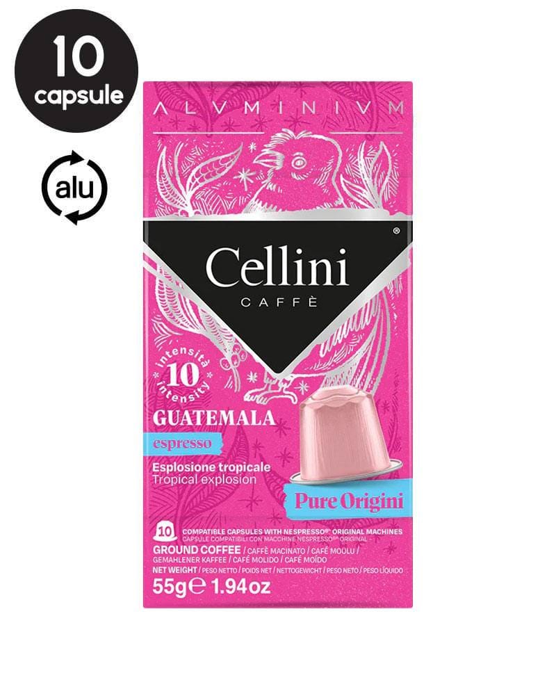 10 Capsule Aluminiu Cellini Espresso Guatemala – Compatibile Nespresso 10 Capsule Aluminiu Cellini Espresso Guatemala – Compatibile Nespresso