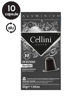 10 Capsule Aluminiu Cellini Espresso Intenso – Compatibile Nespresso