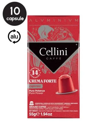 10 Capsule Aluminiu Cellini Espresso Crema Forte – Compatibile Nespresso 10 Capsule Aluminiu Cellini Espresso Crema Forte – Compatibile Nespresso