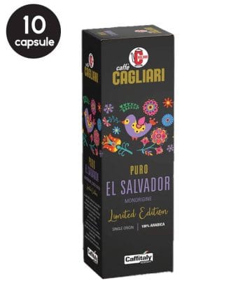 10 Capsule Caffe Cagliari Puro El Salvador - Compatibile Cafissimo / Caffitaly / BeanZ