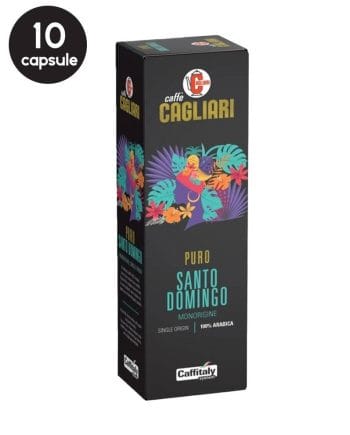 10 Capsule Caffe Cagliari Puro Santo Domingo - Compatibile Cafissimo / Caffitaly / BeanZ