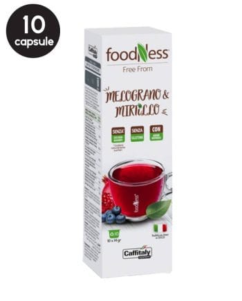 10 Capsule FoodNess Ceai Rodie & Afine - Compatibile Cafissimo / Caffitaly / BeanZ